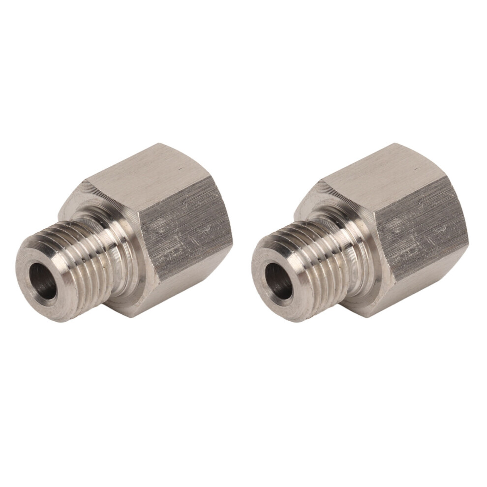 Rust-Resistant 1/8In Npt Female To M10x1.0 Male Gauge Adapter For Cars 7621351789340