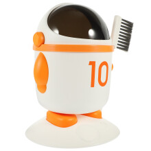 1 Set Müllbehälter Desktop Mülleimer Astronauten Design Mit Bürste