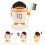 1 Set Müllbehälter Desktop Mülleimer Astronauten Design Mit Bürste 5