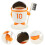1 Set Müllbehälter Desktop Mülleimer Astronauten Design Mit Bürste 7