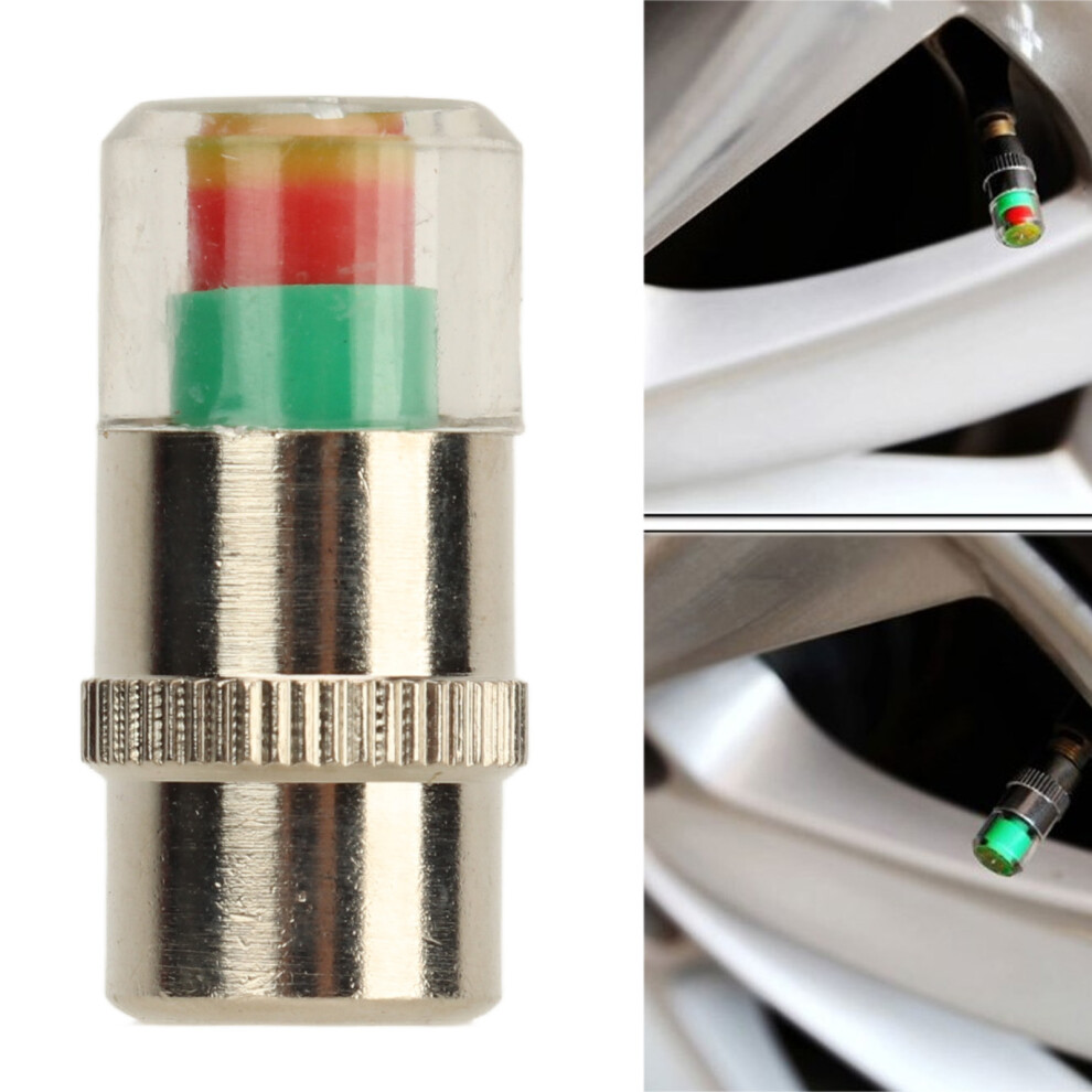 8 Pcs Car Tire Pressure Caps 35 Psi Tpms Indicator, Metal & Pc, 1X2.5cm 5021351789418