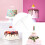 100Stk Backpapier Formhalter Selbermachen Nadelstab Torte 9