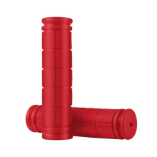 Bicycle Handlebar Grips, Soft Rubber Bike Handles Grip for Kids Bike/Scooter/BMX/MTB/Push Bike/Mountain Bike/Tricycle/Road Bike/Universal Size(Red)