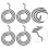 4Pcs Replacement Iron Spring For Door Handle Internal Repair 10