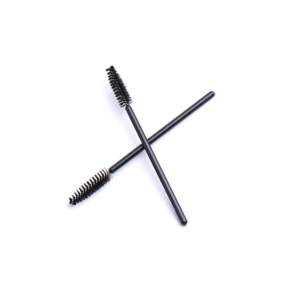 Ohphcall 100Pcs Disposable Makeup Eyelash Brushes Mascara Wands Applicator