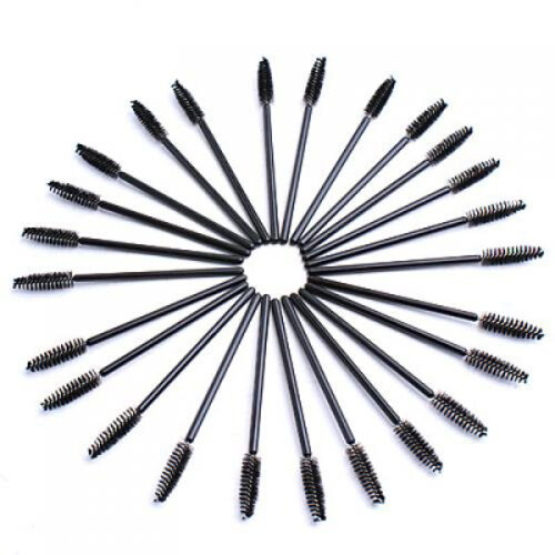 100Pcs Disposable Makeup Eyelash Brushes Mascara Wands Applicator 1