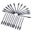 100Pcs Disposable Makeup Eyelash Brushes Mascara Wands Applicator 5