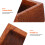 Wooden Square Sake Cups With Storage Box For Home Bar Kitchen Use 6