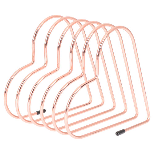 Buchstütze Herzförmig Roségold Büro Halter Buchablage 1