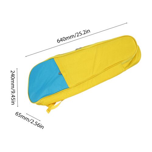 23-inch Yellow Oxford Ukulele Case with Thicken Padding & Adjustable Strap 1