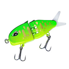 Multiple Jointed Swimbaits Slow Sinking Swimbaits Green Treble Hook Lures For Freshwater And Saltwater Fishing