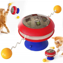 Catnip Ball Turntable Windmill Automatic Turntable Toy Indoor Kitten Pet Supplies Cat Chase Toys