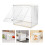 Scatola Per Pane Double 10 Pollici Trasparente A Stagna 11