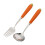 2Pcs Baby Stainless Steel Fork Spoon Portable Infant Tableware 7