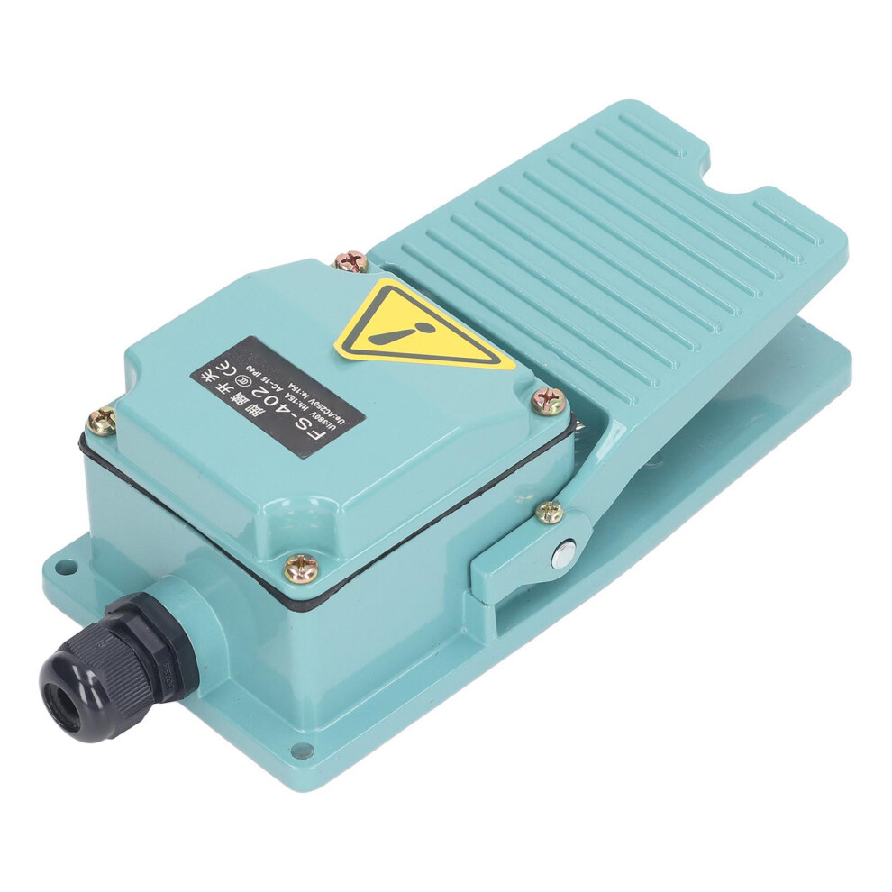 Foot Pedal Switch Metal Non-Slip On/Off Controller 250V 15A Fs-402 4691351793206