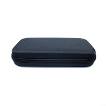 Table Tennis Racket Case Hard Shell EVA Protective Cover Paddle Storage Bag Ball Holder For 2 Paddles Black