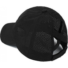 Women's Cross Ponytail Cap Quick Dry Baseball Cap Sun Hat UV Protection Sports Cap