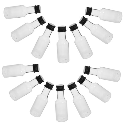 24 Unidades Mini Plástico 25 Ml Con Aluminio Para