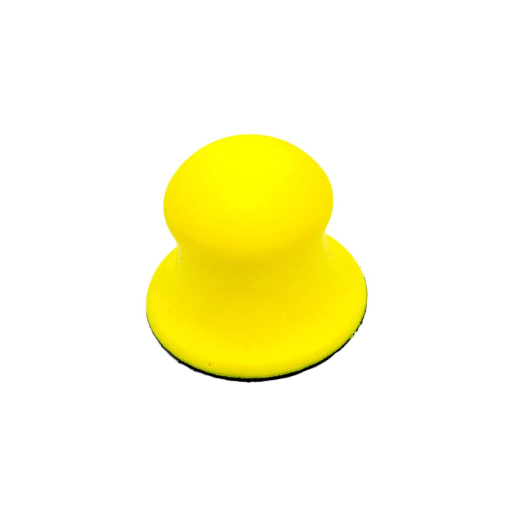 Pu Sanding Disc Hand Grinding Polishing Pad For Wood And Auto Maintenance 7.15X7.15 Cm Yellow 9354506088309