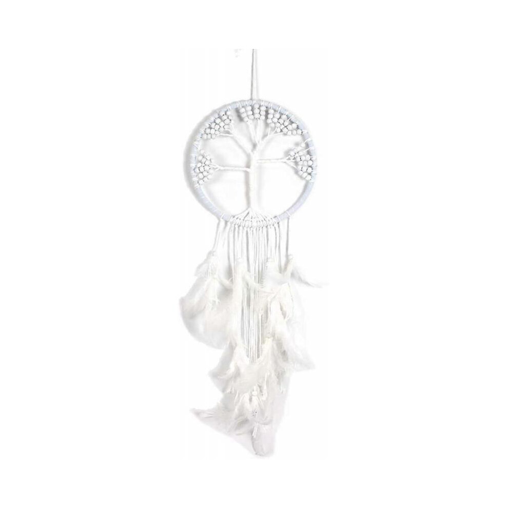 Tree Of Life Dream Catcher - Handmade Exquisite Feather Beaded Large Dream Catchers, Indians Traditional Art Wall Hanging Home Decoration For Kids-image