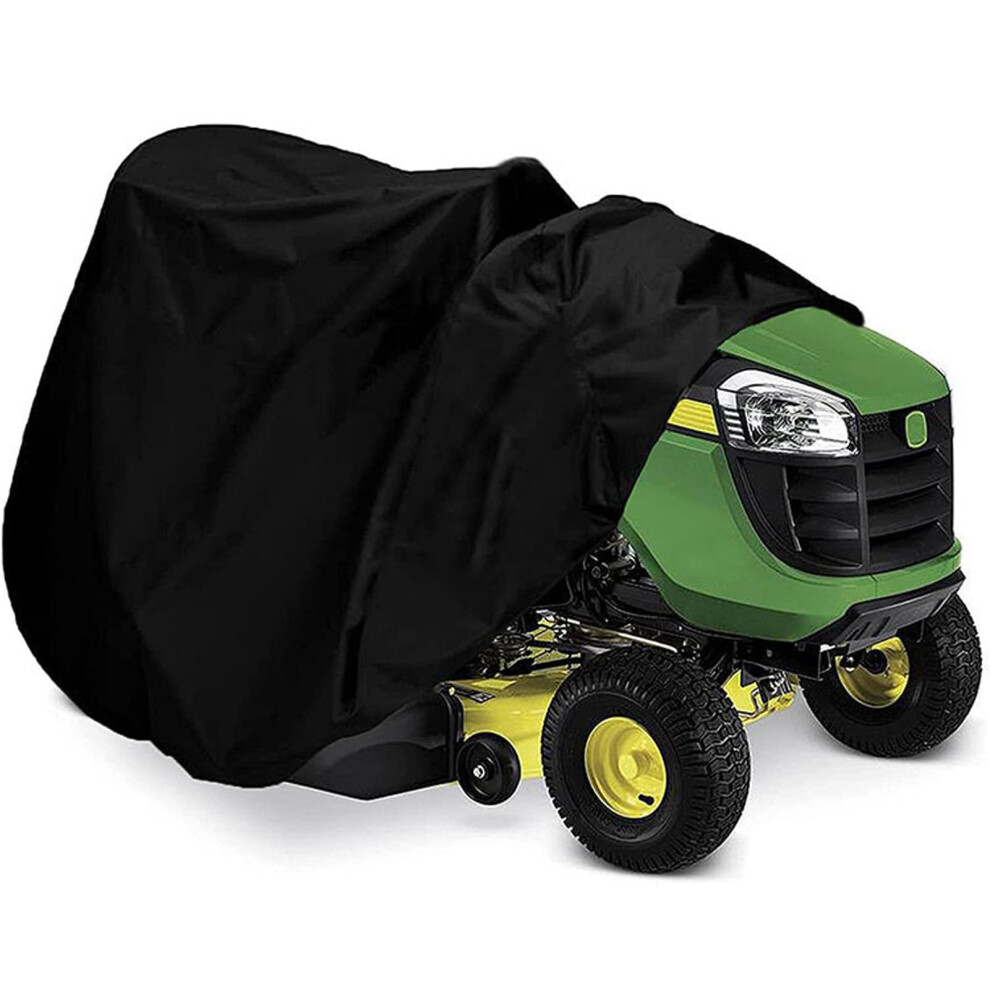 Lawn Mower Cover Waterproof Riding Lawn Tractor Cover Oxford Fabric 55.11x25.98x36.22in UV-image-OPC-PKVZFZF-NEW
