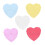 100 Unidades 4 Pulgadas Tableros De Pastel Corazón Base Resistente 10