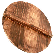 Wooden Wok Lid Okrągły Wieczek Z Lekkiego Do