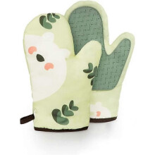 Oven Gloves Double Heat Resistant Oven Mitts for Grill Cooking Kitchen Microwave Silicone Oven Gloves