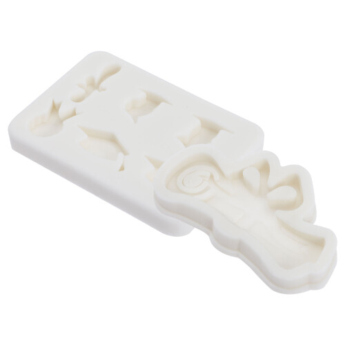 2Stk Silikonform Mini Abschlussmütze Süßigkeiten Form 2