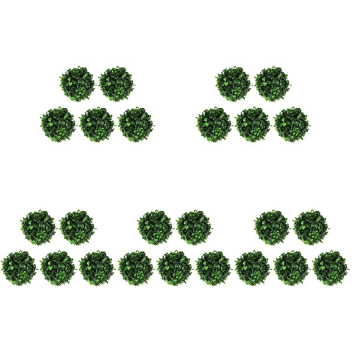 25 Unidades Bolas De Plantas Artificiales Para 1