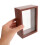 Multi Functional Clear Shadow Box Frame For Tickets Photos Wood Hollow 7