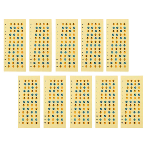 20 Pcs Introductory Fingerboard Sticker Scale Stickers Accessories