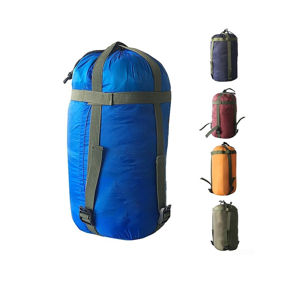 Compression Stuff Sack For Outdoor Adventures Waterproof Nylon Storage Bag Wine Red-image-OPC-PKVZS2P-NEW