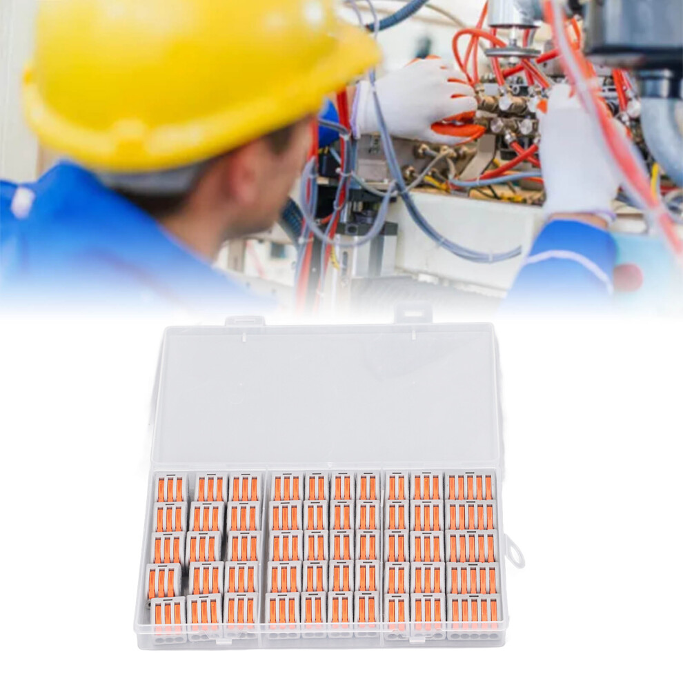 50PCS Quick Connect Terminals Kit 32A, 2-5 Port, Compact Splicing-image-OPC-PKVZT8J-NEW