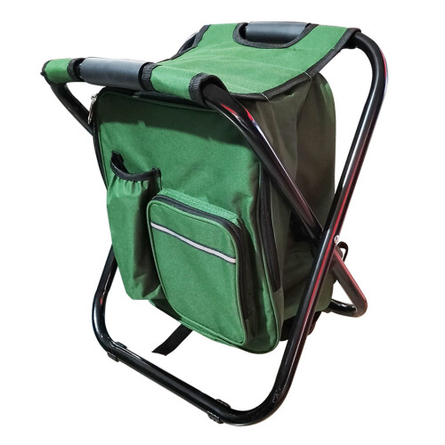 Folding Backpack Stool 1601-6 20L Oxford Cloth Cooler Bag 2