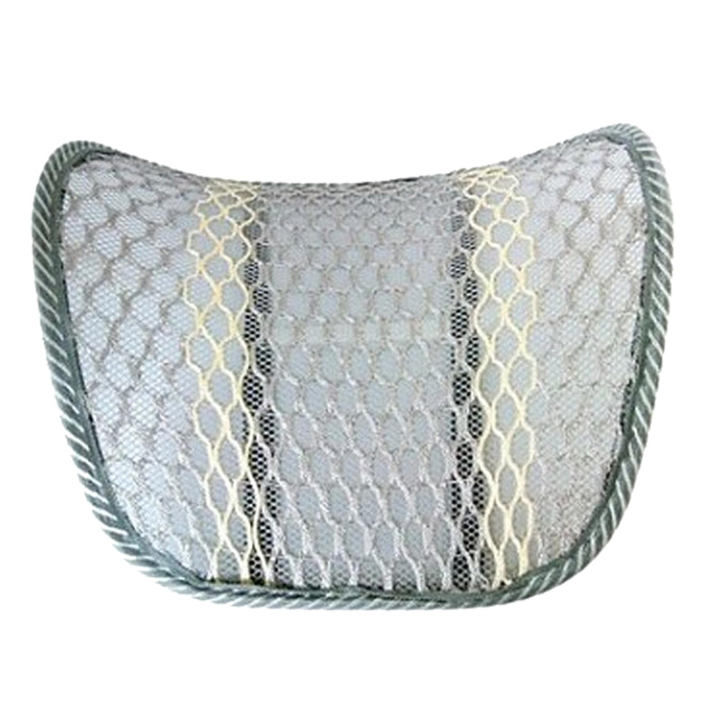 Mesh Back Support, Mesh Lumbar Cushion For Car And Office Chair, Ice Silk Breathable Ergonomic Seat Pad, Universal Fit 9354506089474