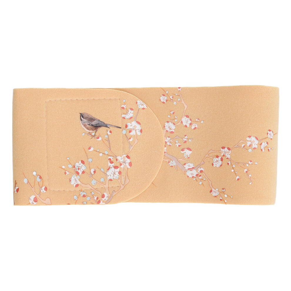 Yellow Smoothing Gel Neck Wraps 48.8Cm - Faux Suede Washable Anti-Aging Patches