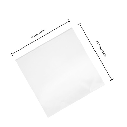 25pcs Clear Vinyl Covers For Records Scratch Resistant Storage 1
