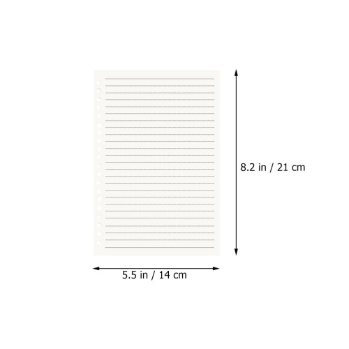 6 Books Of Notebook Refill Paper Binder Inserts 1