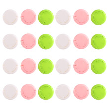 60Pcs Assorted Color ABS Socket Protectors Safe Plug Covers for Home