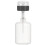 2Pcs Nail Polish Remover Bottle Empty Lockable Pump Dispenser Black 3