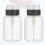 2Pcs Nail Polish Remover Bottle Empty Lockable Pump Dispenser Black 10