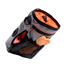 Oxford Pet Food Bag Large Storage Pouch With Trash Pocket Grey