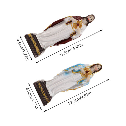 2 Unidades Estatuas De E Resina Decoração Natal 2