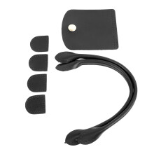 Schwarzes echtes Ledergeldbörsenband mit Schwenkcover und Reißverschlussstopper