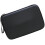 Square Pingpong Paddle Case Waterproof Hard Shell For Table Tennis Rackets Zippered Black 2