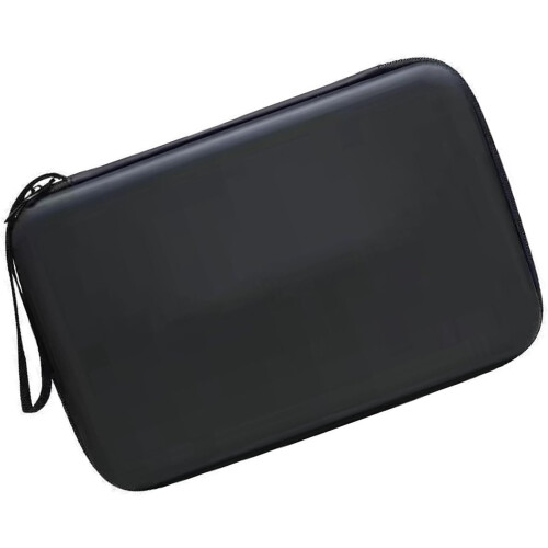 Square Pingpong Paddle Case Waterproof Hard Shell For Table Tennis Rackets Zippered Black 1