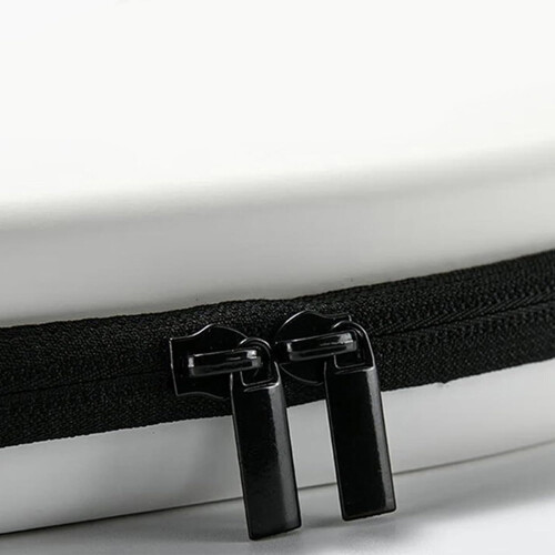 Square Pingpong Paddle Case Waterproof Hard Shell For Table Tennis Rackets Zippered Black 2