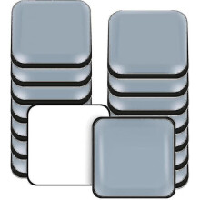 Furniture Glides, 16 Pieces Teflon Square Furniture Sliders