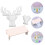 diy silicone molds set for antlers decoration casting desktop decor 5